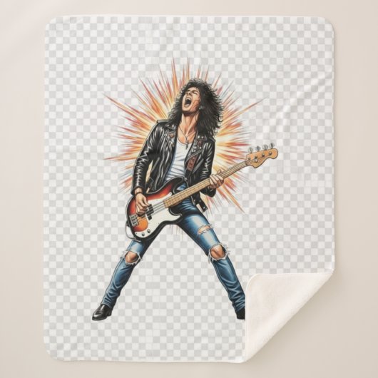 Rock sherpa blanket sherpadecke (Vorderseite)