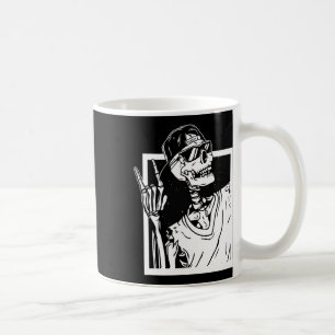 Rock Skeleton Hand Halloween Kostüm Funny Rocker Kaffeetasse