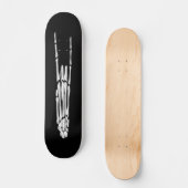 Rock Skeleton Hand Skateboard (Vorderseite)