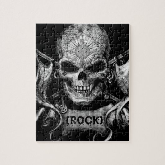 Rock Skull Puzzle (Vertikal)