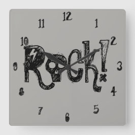Rock Skulls Wall Uhr