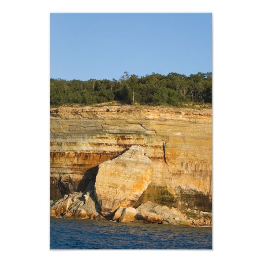 Rock Slabs, Pictured Rocks National Lakeshore, MI Fotodruck (Vorne)