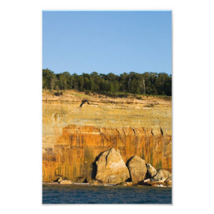 Rock Slabs, Pictured Rocks National Lakeshore, MI Fotodruck