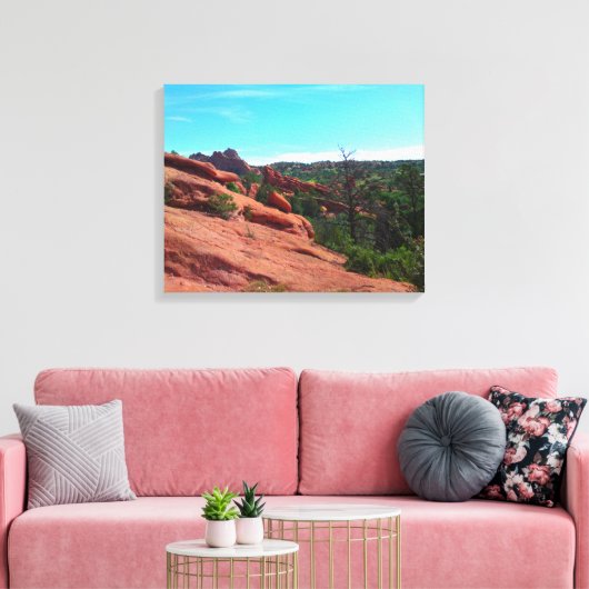 Rock Slope Leinwanddruck (Insitu (Wohnzimmer))