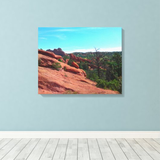 Rock Slope Leinwanddruck (Insitu (Holzboden))