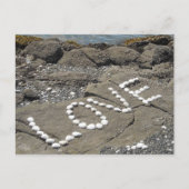 Rock Solid Liebe Postkarte (Vorderseite)