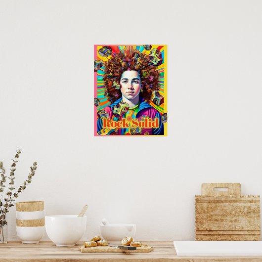 ROCK SOLID POSTER (Küche)