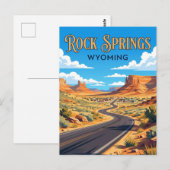 Rock Springs USA Postkarte (Vorne/Hinten)