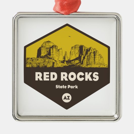 Rock Staat Park, Arizona Ornament Aus Metall (Vorne)
