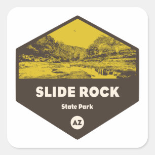 Rock-Staat Park Arizona Quadratischer Aufkleber
