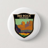 Rock Staat Park Arizona Vintag Button (Vorderseite)