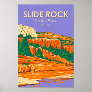 Rock-Staat Park Arizona Vintag Poster