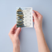 Rock Stack Cairn Wellness-Center Salon Services Me Flyer (Gruppe)