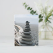 Rock Stack Postkarte (Stehend Vorderseite)