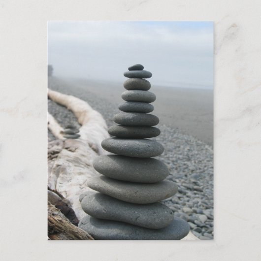 Rock Stack Postkarte (Vorderseite)