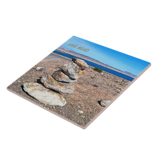 Rock Stacking Fliese (Seite)