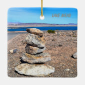 Rock Stacking Keramikornament (Rückseite)