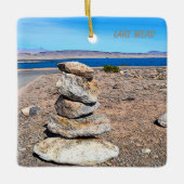 Rock Stacking Keramikornament (Vorderseite)