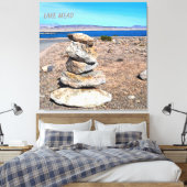 Rock Stacking Leinwanddruck (Insitu (Schlafzimmer))