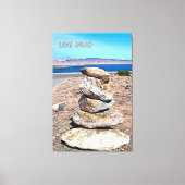 Rock Stacking Leinwanddruck (Vorderseite)