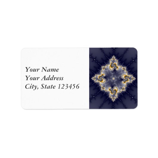 Rock Star Adressaufkleber (Vorne)