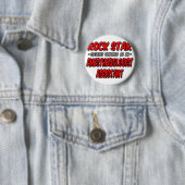 Rock Star Anästhesiologische Assistentin Button (Beispiel)