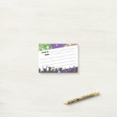 Rock star - Anerkennung von Mitarbeitern nach der Post-it Klebezettel (Auf Schreibtisch)