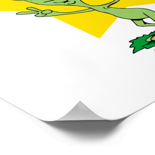 Rock Star aus Mars Poster (Ecke)