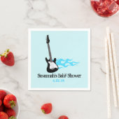 Rock Star Baby Custom Party Napkin Serviette (Beispiel)