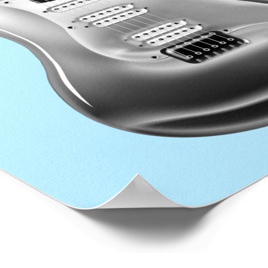 Rock Star Baby Dusche Poster (Ecke)