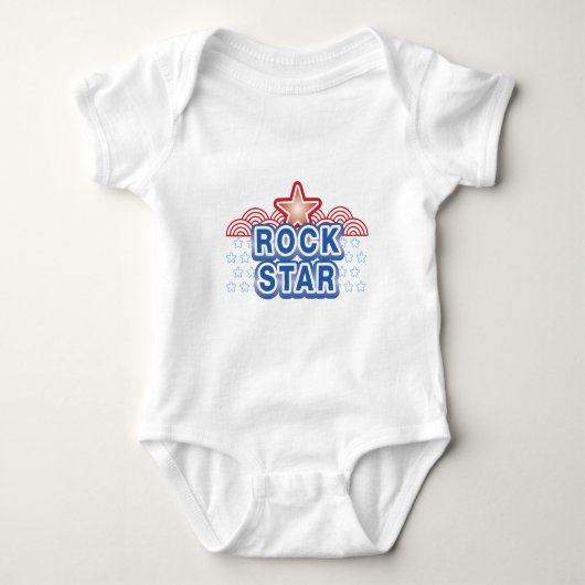 Rock Star Baby Strampler (Vorderseite)