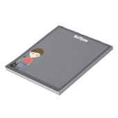 Rock Star Birthday Boy Notizblock (Rotiert)