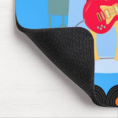 Rock Star Boy Geburtstagsparty Mousepad (Ecke)