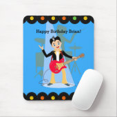 Rock Star Boy Geburtstagsparty Mousepad (Mit Mouse)