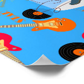 Rock Star Boy Geburtstagsparty Poster (Ecke)