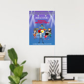 Rock Star Boys Band Geburtstagsparty Poster (Heimbüro)