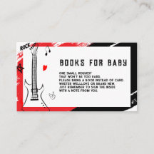 Rock Star Bücher für Baby | Red & Black Baby Dusch