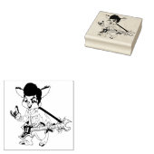 Rock Star Bunny Rabbit | Osterferien Gummistempel (Stempel)