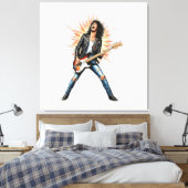 Rock star canvas leinwanddruck (Insitu (Schlafzimmer))