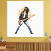 Rock star canvas leinwanddruck (Insitu (Wohnzimmer))