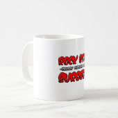 Rock Star.. Chirurg Kaffeetasse (Vorderseite Links)