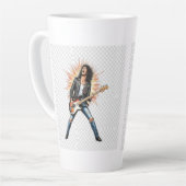 Rock star coffee latte milchtasse (Linke Ecke)