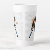 Rock star coffee latte milchtasse (Vorderseite)