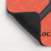 Rock Star! Crossed Geology Hammers Mousepad (Ecke)