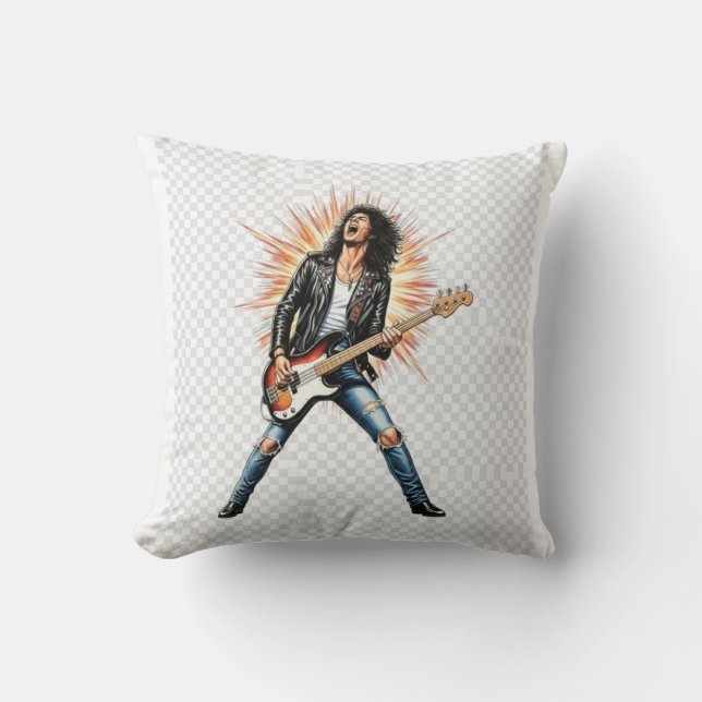 Rock star cushion kissen (Vorderseite)