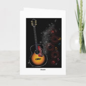 Rock Star - Dankkarte Dankeskarte (Rückseite)