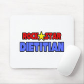 Rock Star Dietitian Mousepad (Mit Mouse)