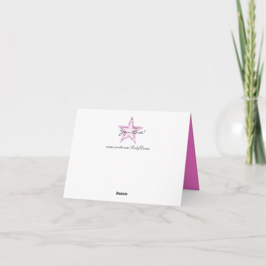 ROCK STAR Diva Karte (Rückseite)