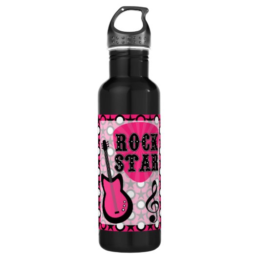 Rock Star Edelstahlflasche (Vorderseite)