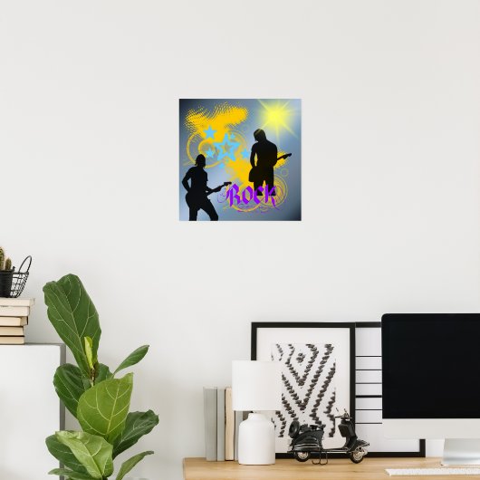 Rock Star Fantasy Poster (Heimbüro)